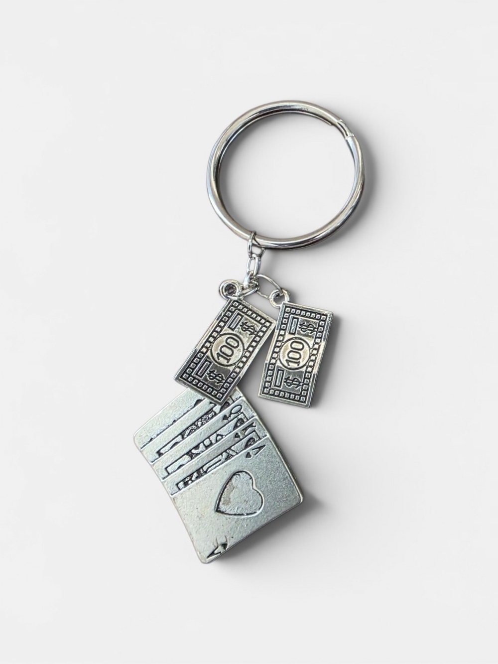 Gambling Themed Lucky Casino Keyring